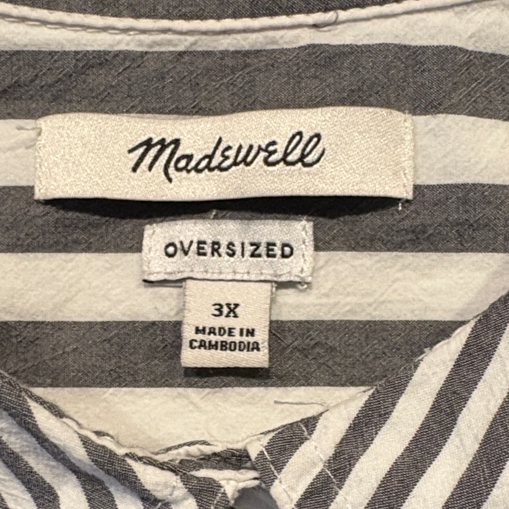 Madewell Pattern-Block Button Down Shirt - image 2